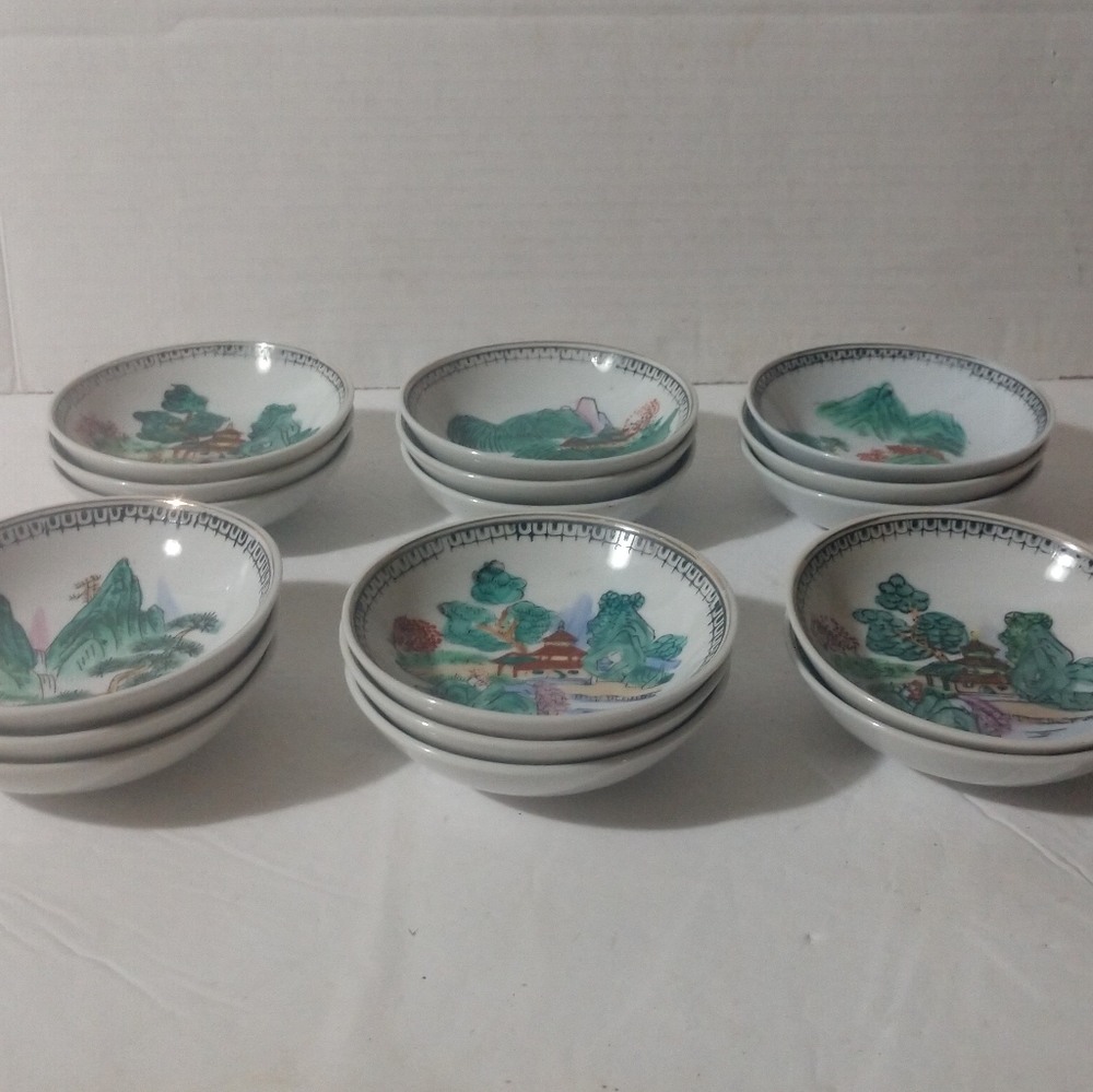 Vintage rare Chinese hand painted Amt. 17...